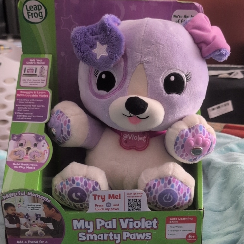 LeapFrog My Pal Violet Interactive Plush Toy - Purple